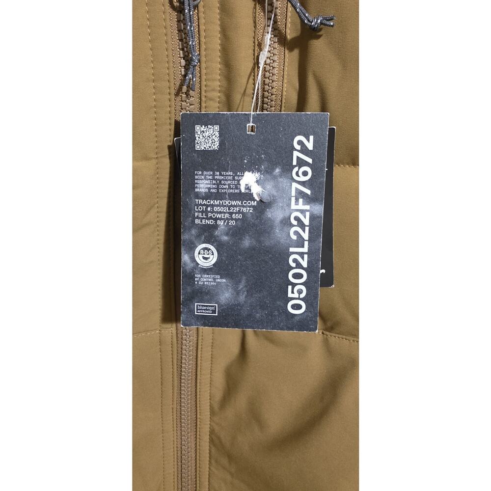 Eddie Bauer Jacket Womens Large Antique Bronze Twisp Down 650 Fill Sherpa Fleece - Picture 4 of 16